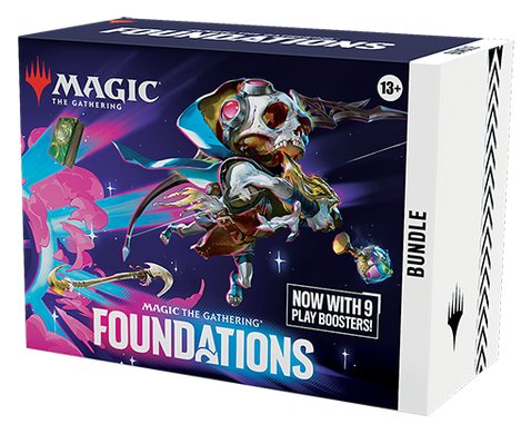 Magic: the Gathering. Бандл (Набор из 9 игровых бустеров) Foundation