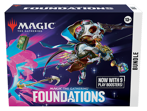 Magic: the Gathering. Бандл (Набор из 9 игровых бустеров) Foundation